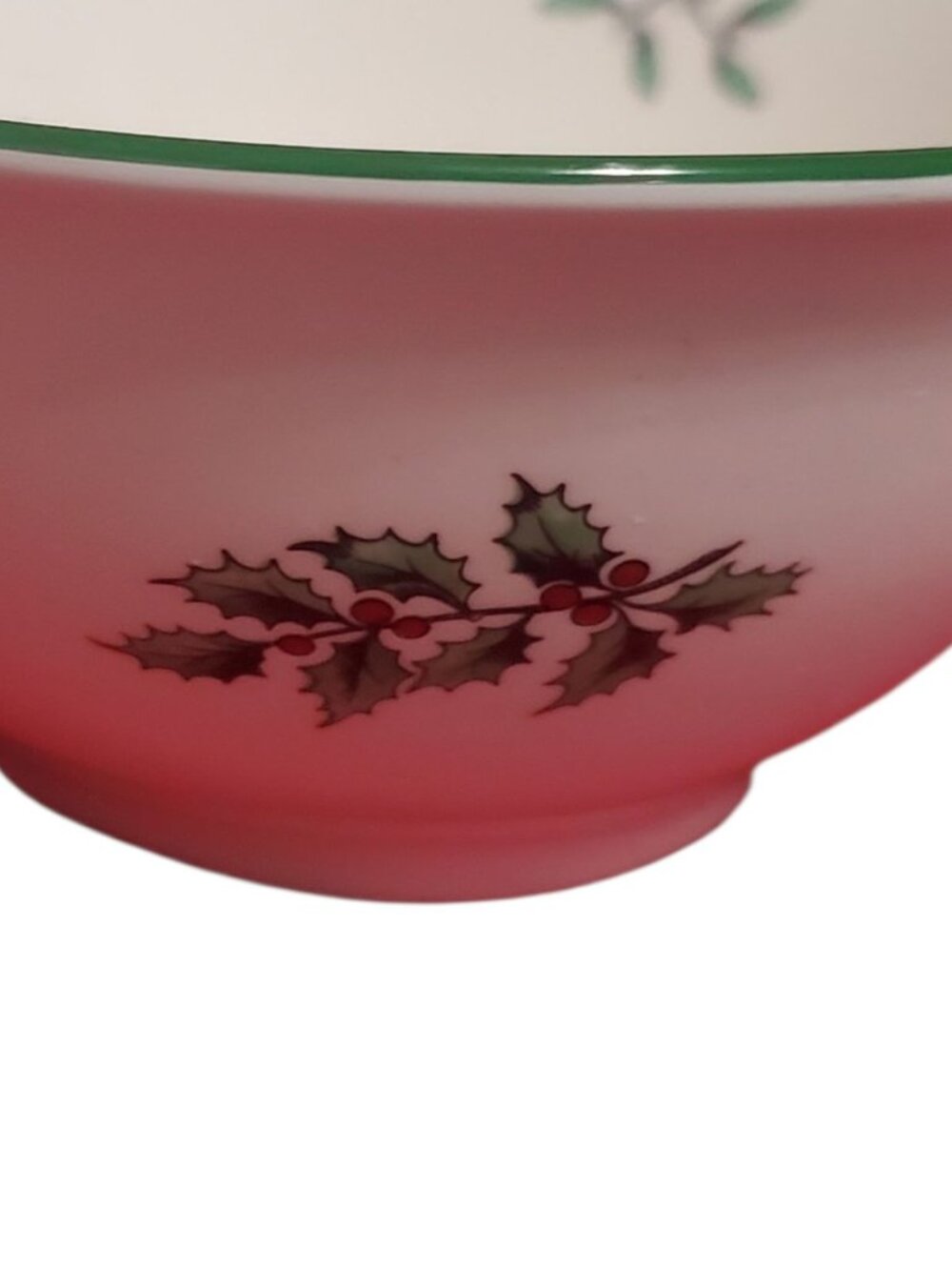 Spode Christmas Tree Bowl  Red transferware Holiday serving bowl - Picture 9 of 10